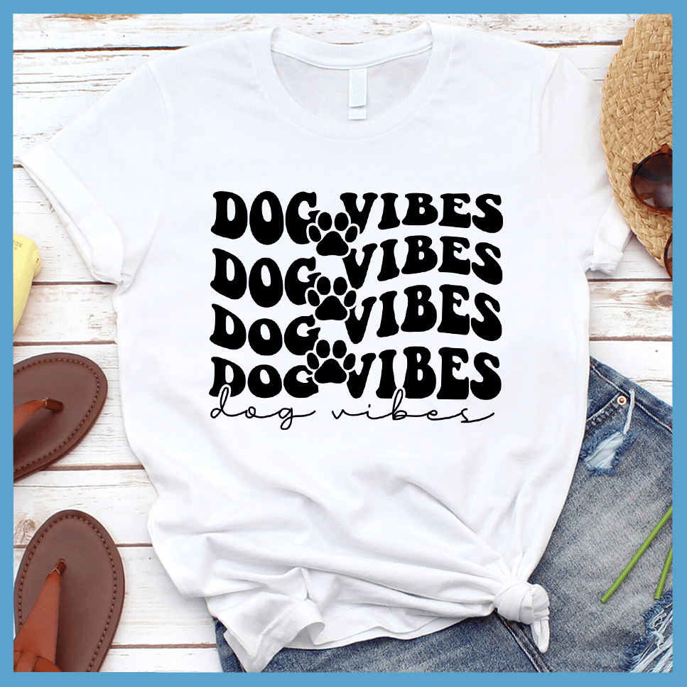 Dog Vibes Retro T-Shirt