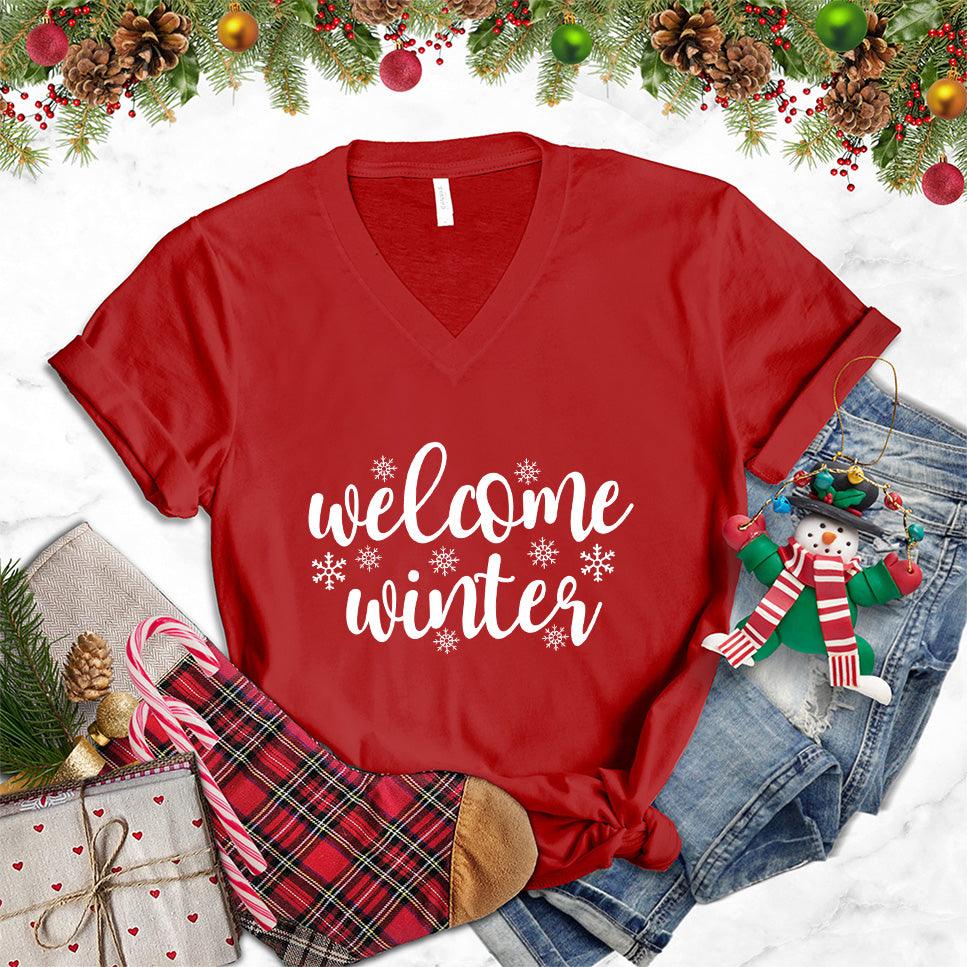 Welcome Winter V-Neck - Brooke & Belle
