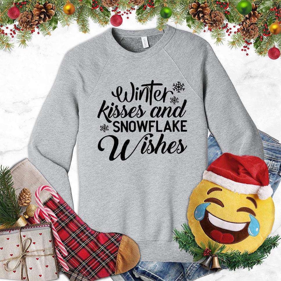Winter Kisses And Snowflake Wishes Sweatshirt - Brooke & Belle