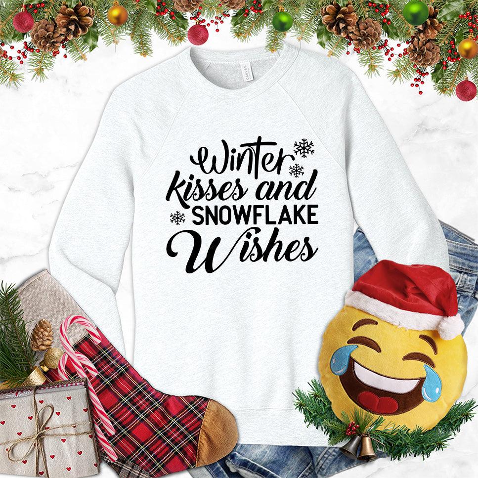Winter Kisses And Snowflake Wishes Sweatshirt - Brooke & Belle