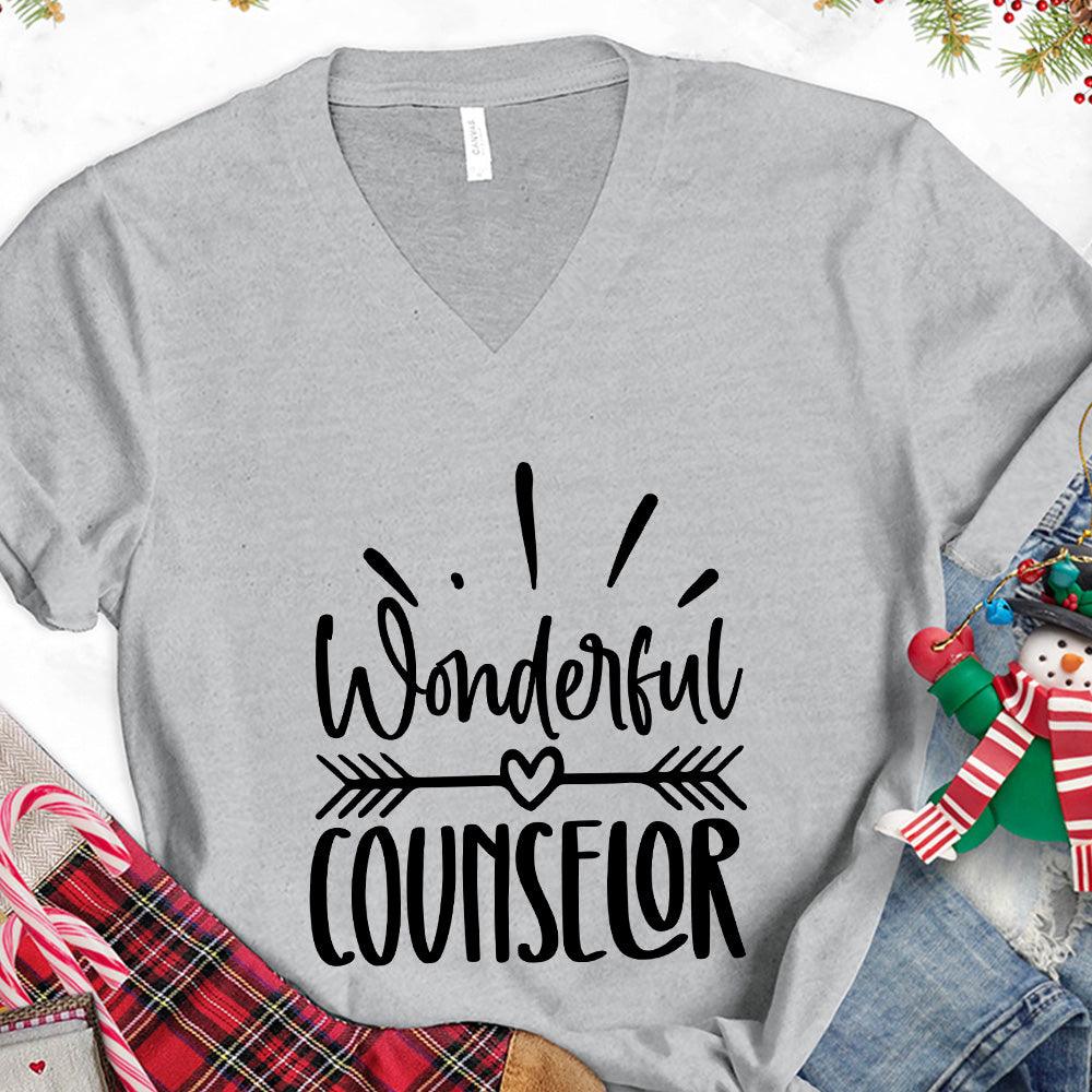 Wonderful Counselor V-Neck - Brooke & Belle