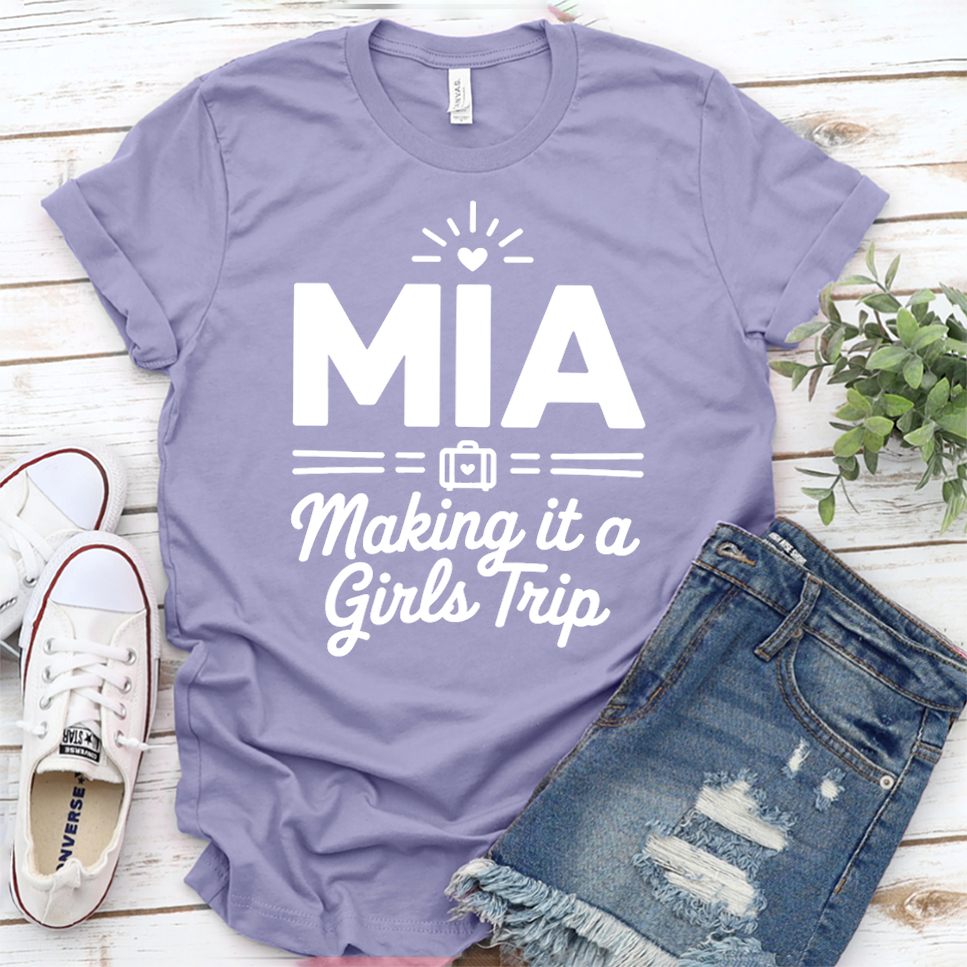 MIA Making It A Girls Trip T-Shirt - Dark Lavender - Brooke & Belle