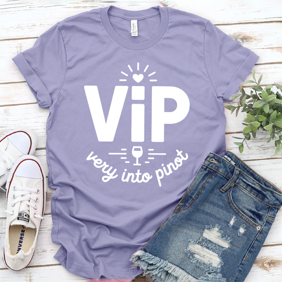 VIP Very Into Prosecco T-Shirt - Dark Lavender - Brooke & Belle