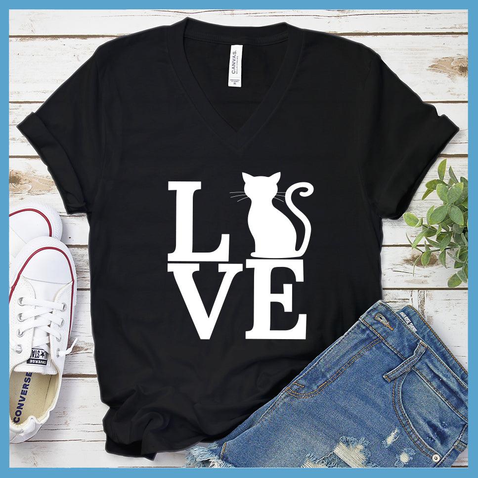 Cat Love Version 2 V-neck - Brooke & Belle
