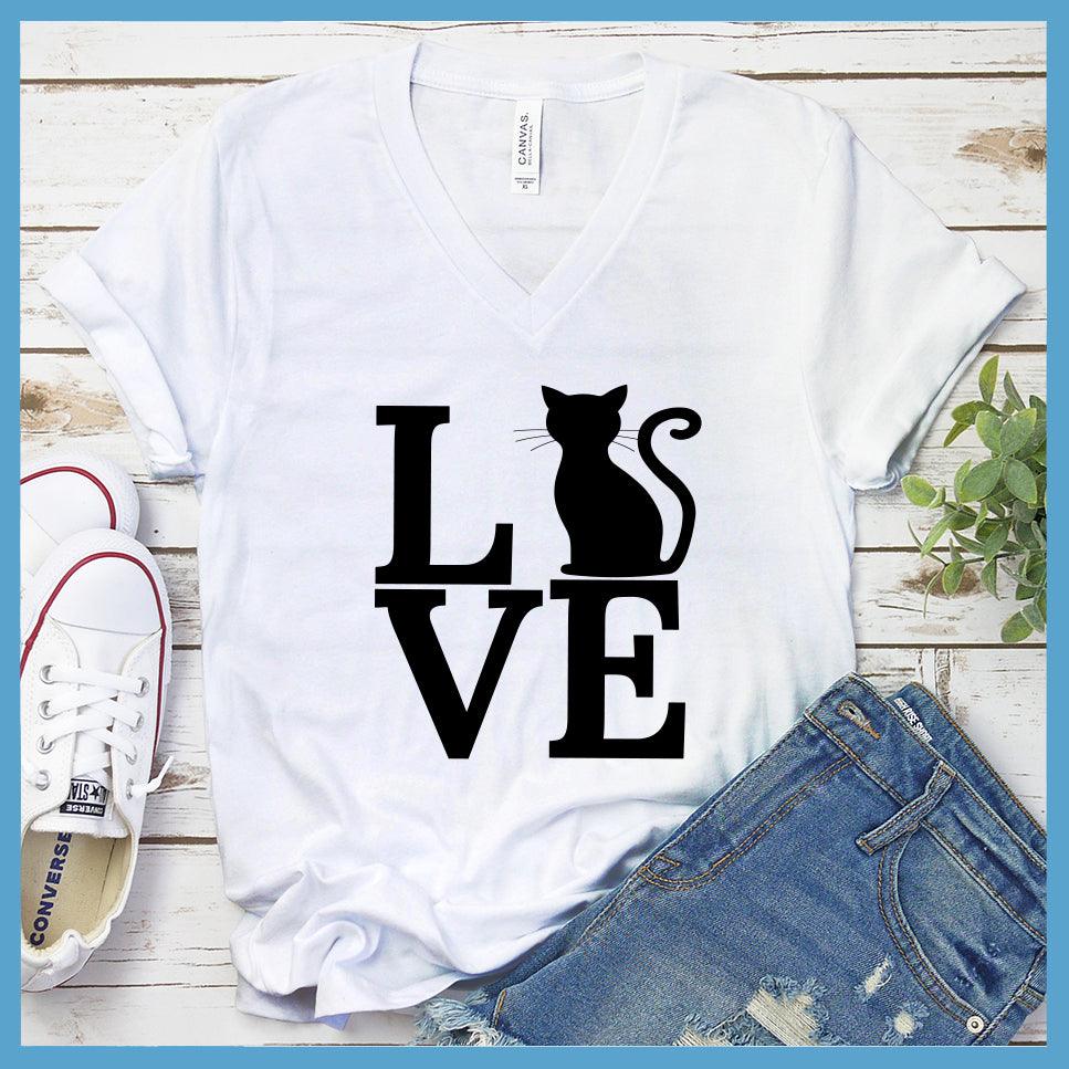 Cat Love Version 2 V-neck - Brooke & Belle