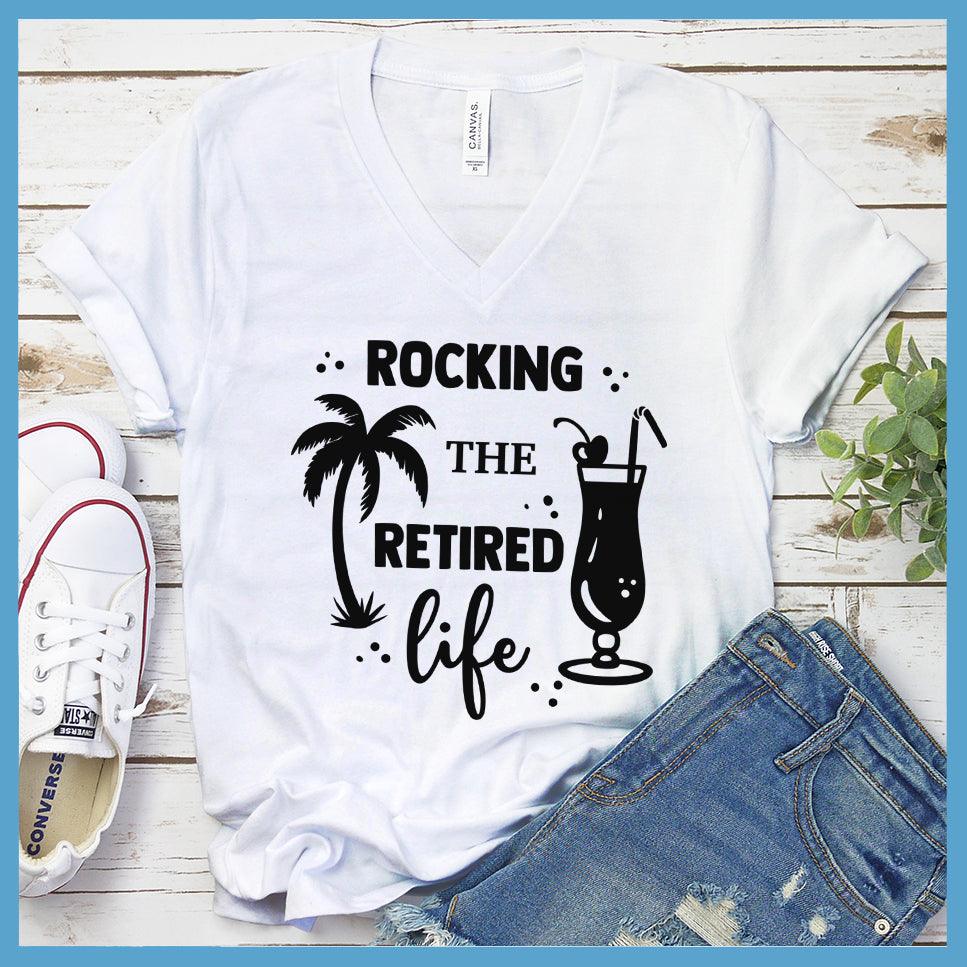 Rocking The Retired Life V-Neck - Brooke & Belle
