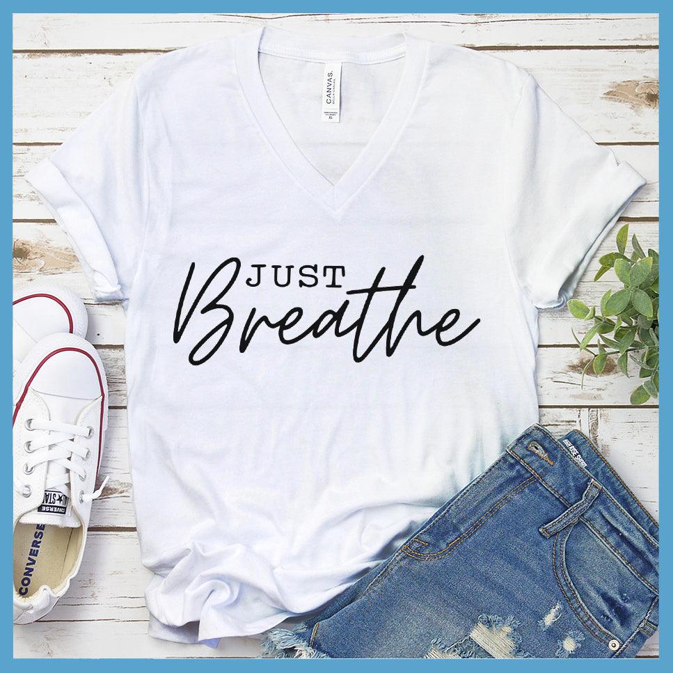 Just Breathe V-neck - Brooke & Belle