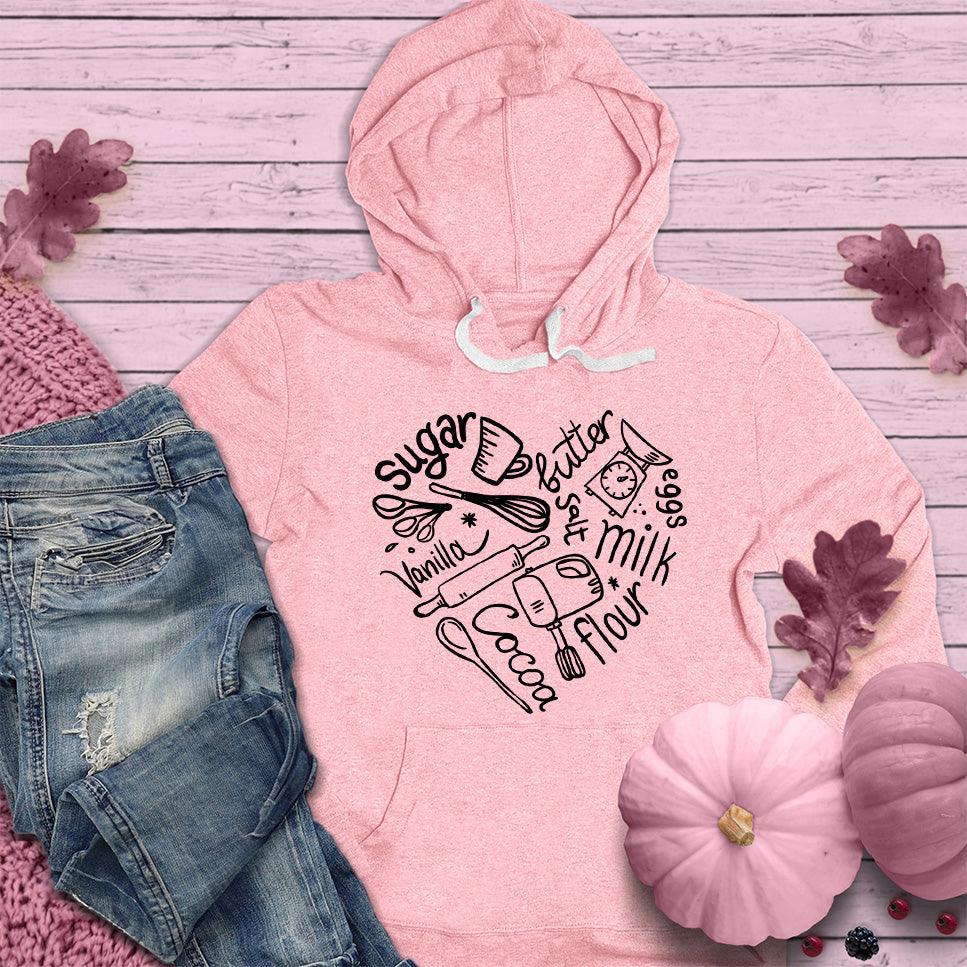Bakery Heart Hoodie Pink Edition - Brooke & Belle