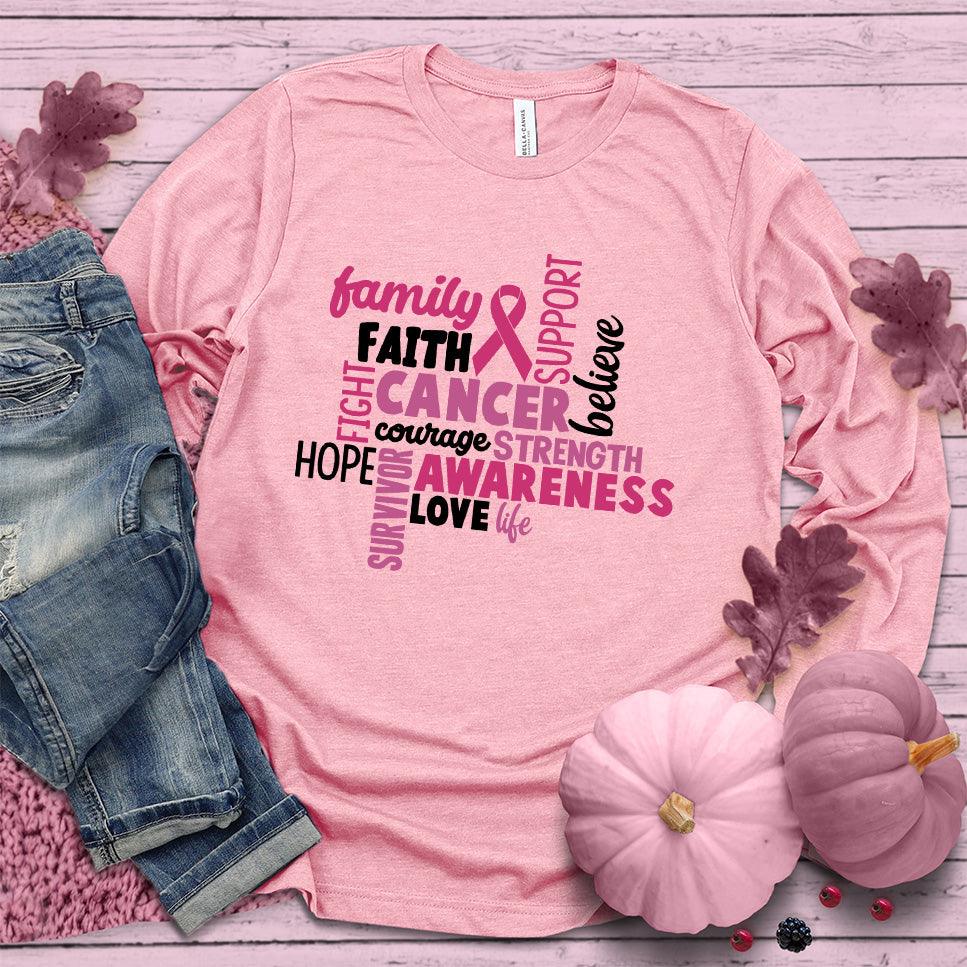 CANCER Awareness Colored Edition Long Sleeves - Brooke & Belle