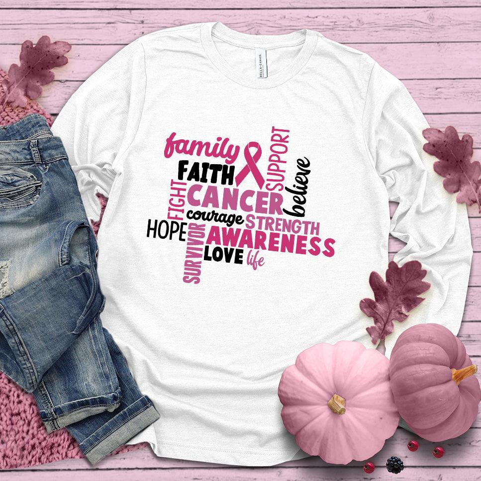 CANCER Awareness Colored Edition Long Sleeves - Brooke & Belle