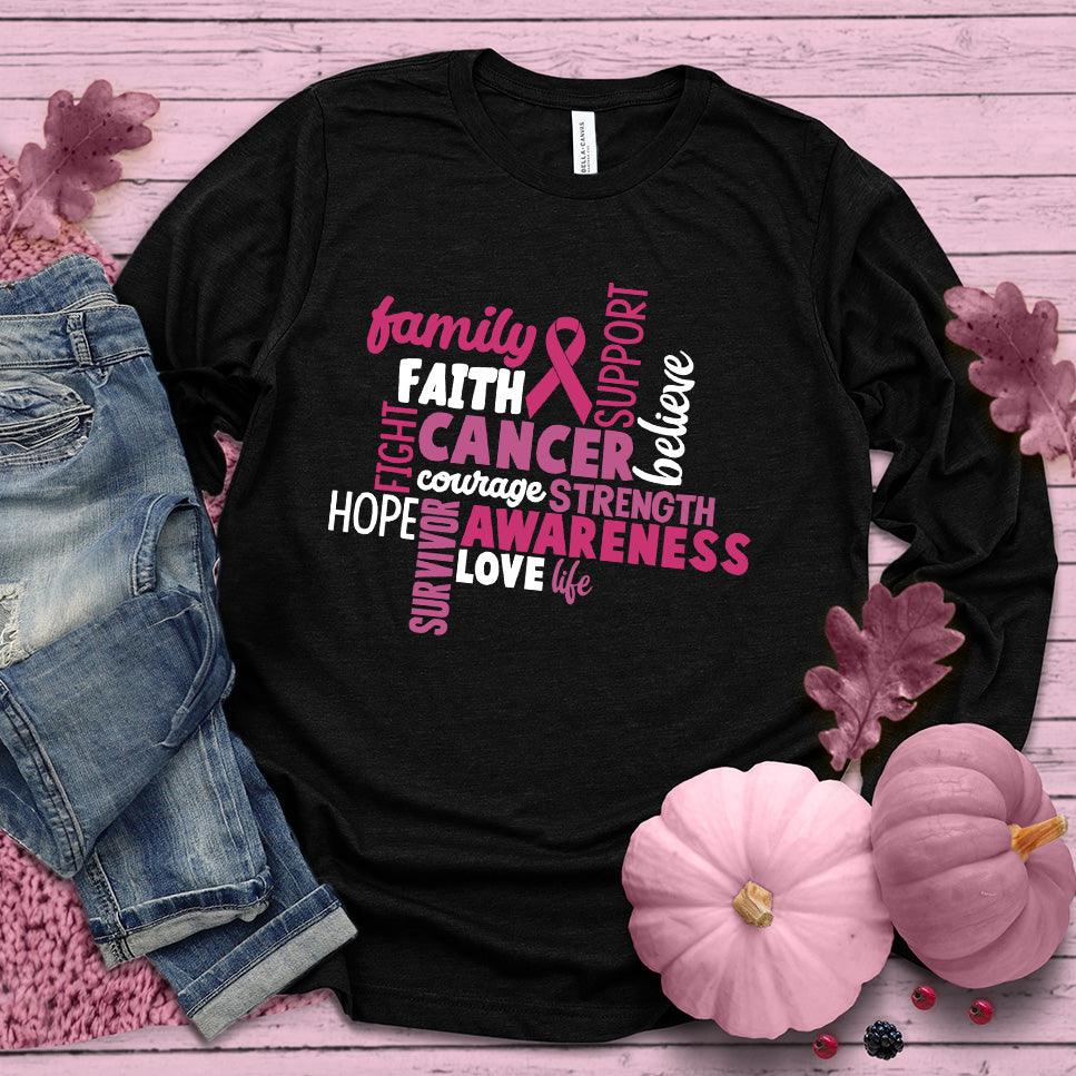 CANCER Awareness Colored Edition Long Sleeves - Brooke & Belle
