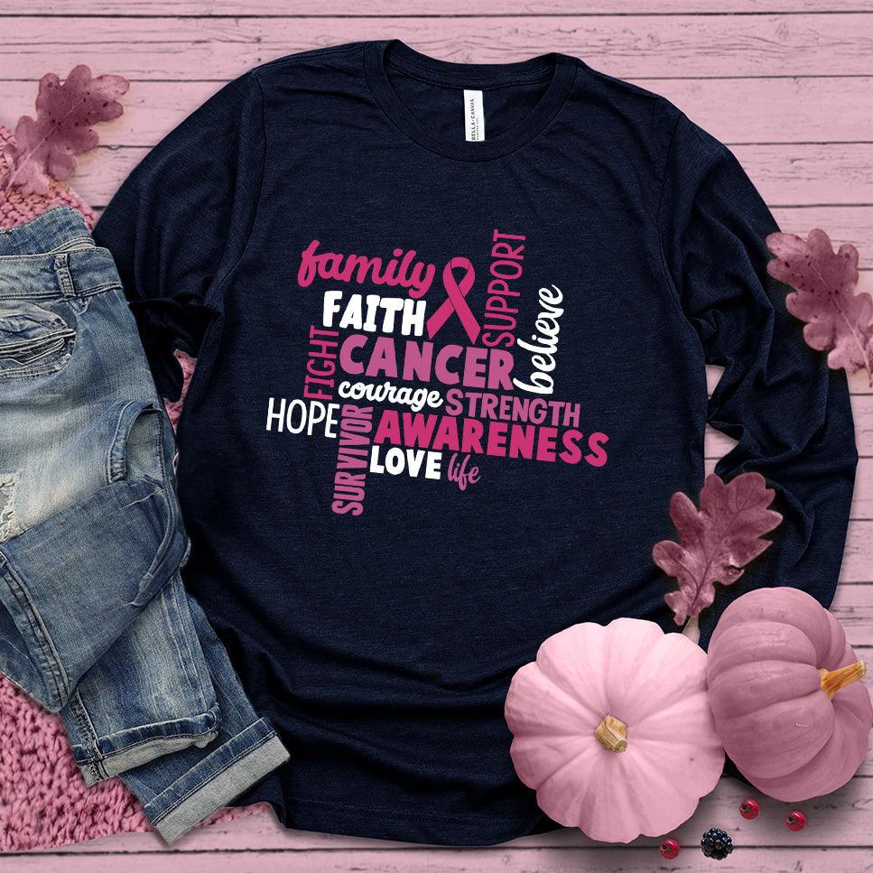CANCER Awareness Colored Edition Long Sleeves - Brooke & Belle