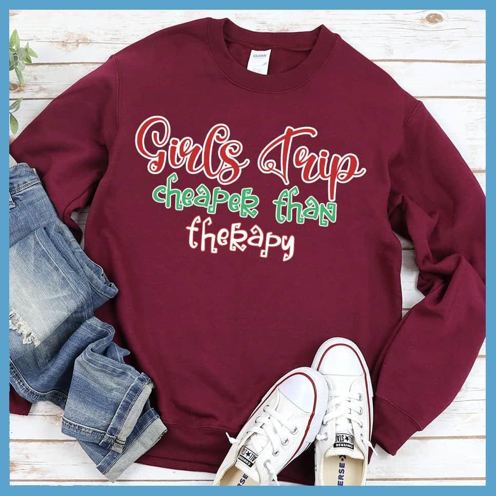 Girls Trip Colored Print Christmas Version 3 Sweatshirt
