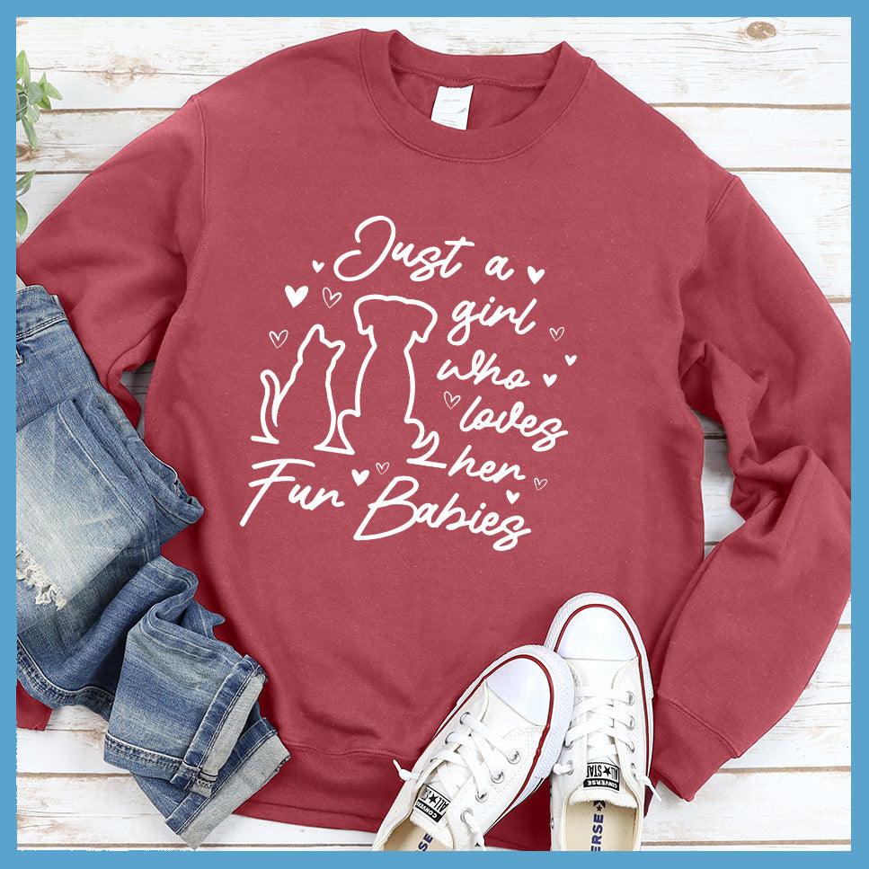 Just A Girl Who Loves Her Fur Babies Sweatshirt - Brooke & Belle