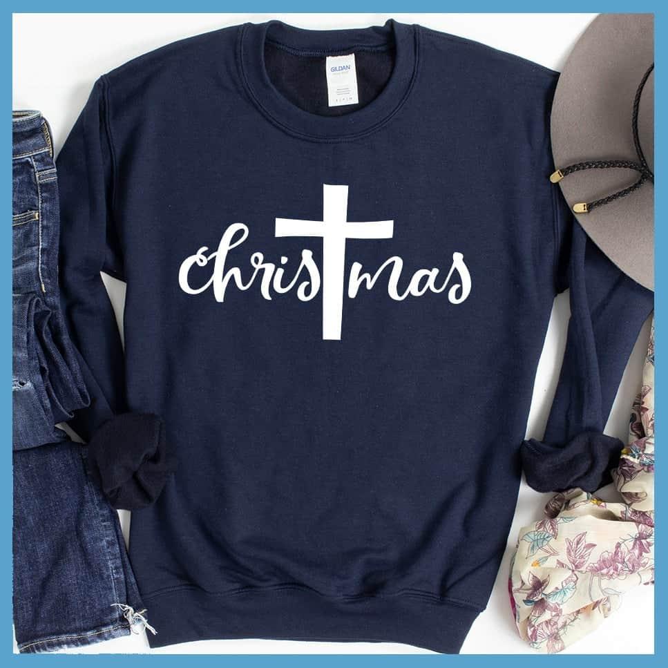Christmas Cross Sweatshirt