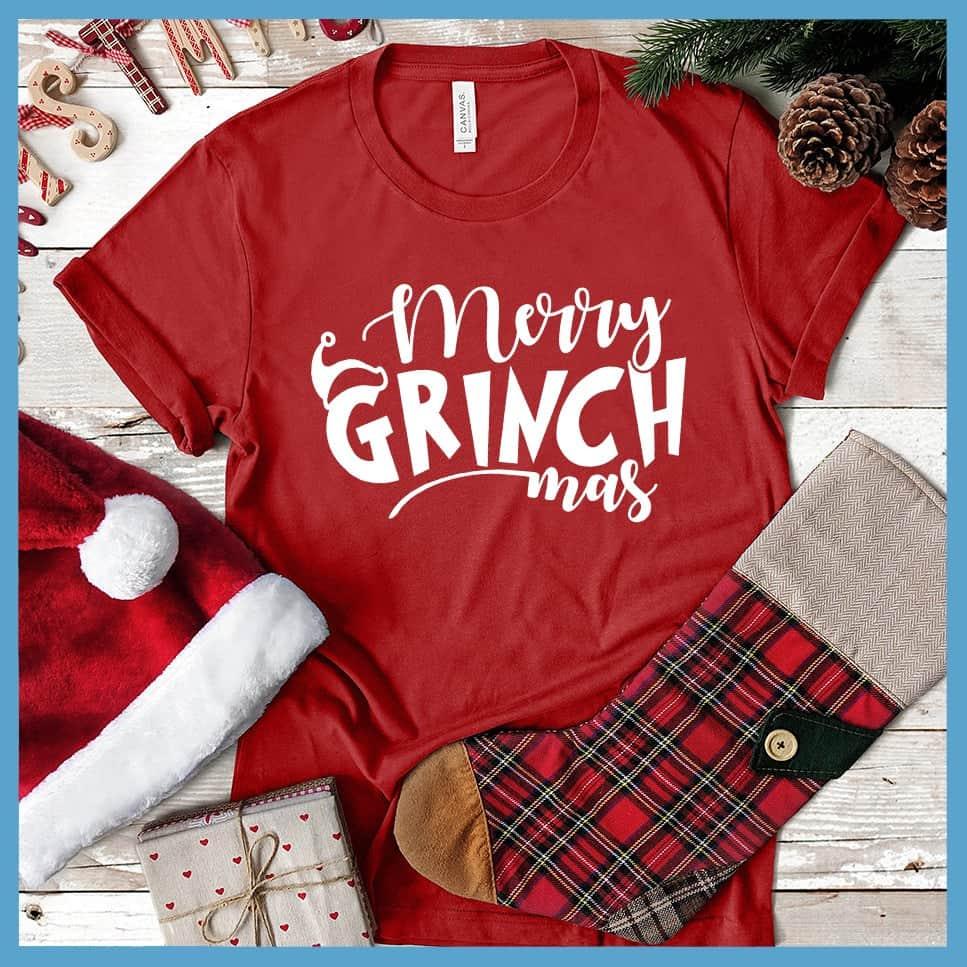 Merry Grinchmas Matching Christmas Family T-Shirt - Brooke & Belle