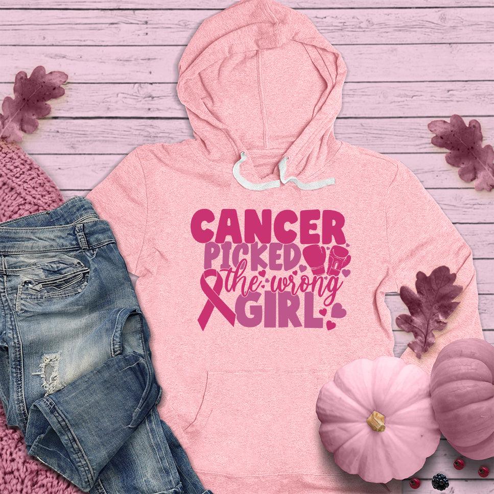 Cancer Picked The Wrong Girl Colored Edition Hoodie - Brooke & Belle