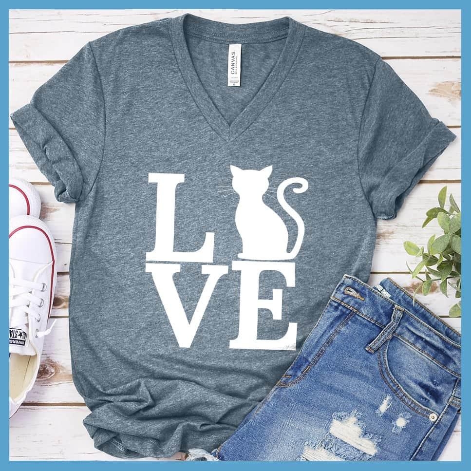 Cat Love Version 2 V-neck - Brooke & Belle