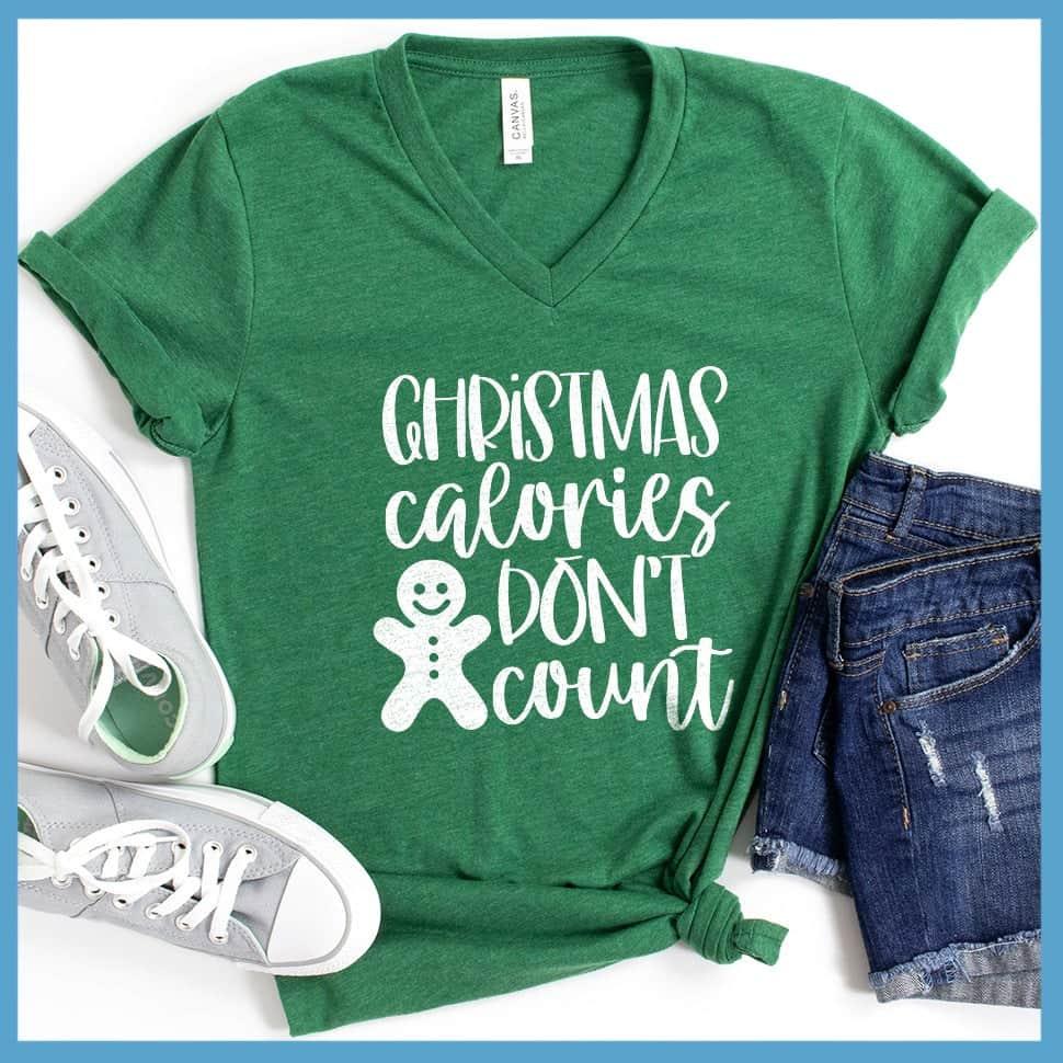 Christmas Calories Don't Count V-Neck - Brooke & Belle