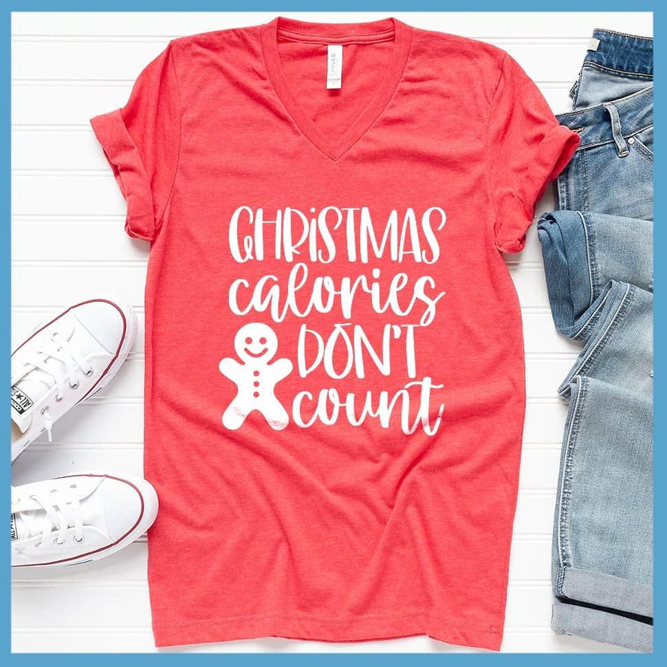 Christmas Calories Don't Count V-Neck - Brooke & Belle