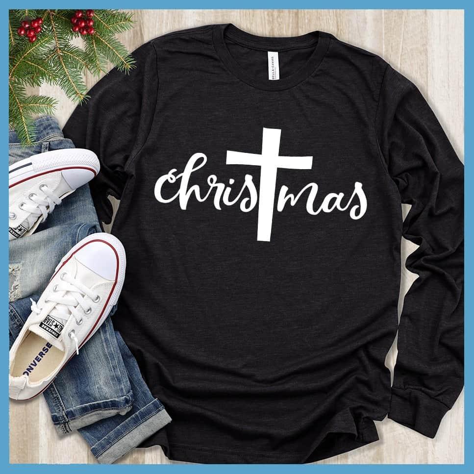 Christmas Cross Long Sleeves - Brooke & Belle