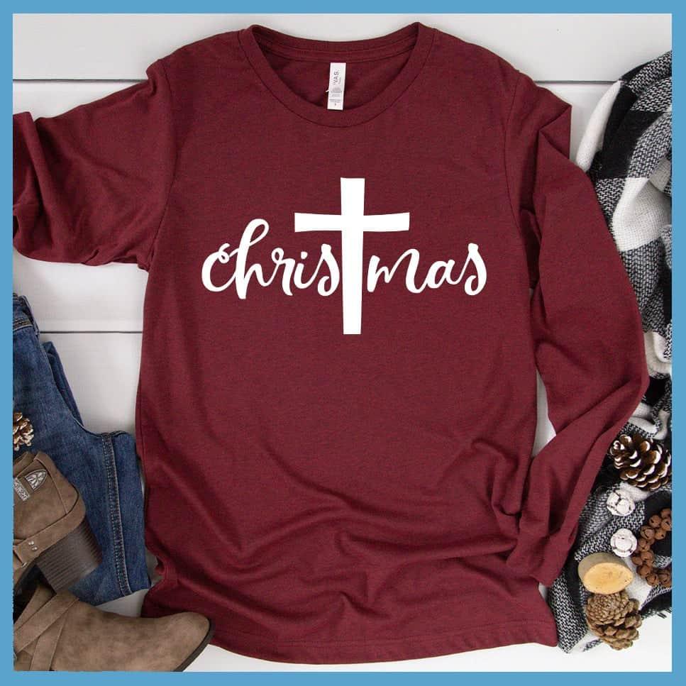 Christmas Cross Long Sleeves - Brooke & Belle