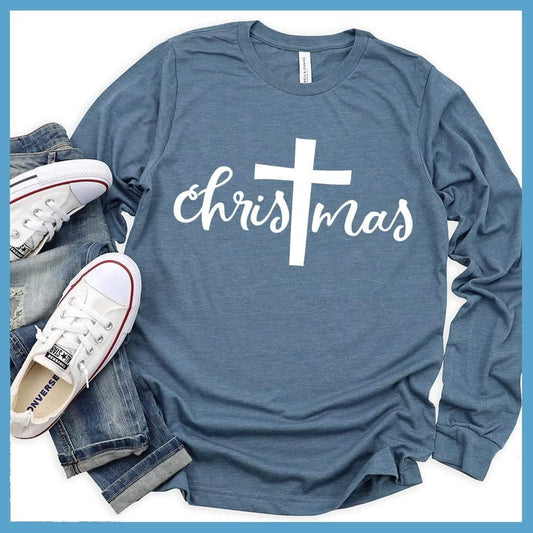 Christmas Cross Long Sleeves - Brooke & Belle