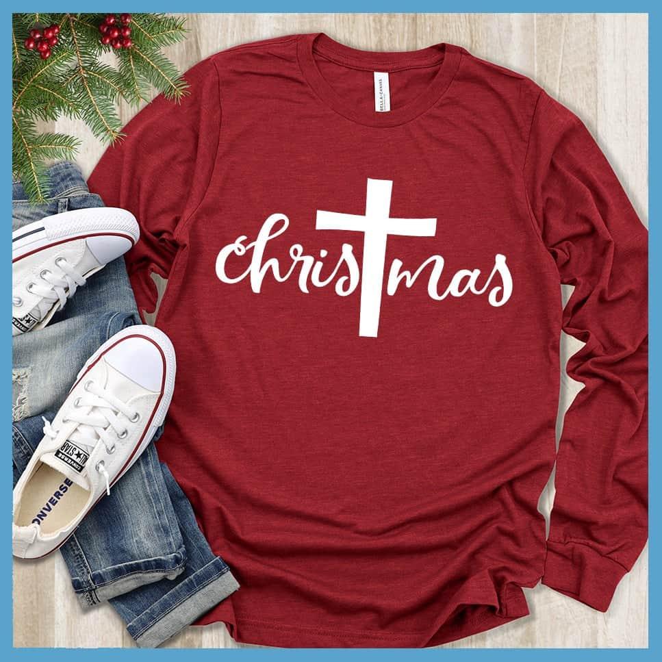 Christmas Cross Long Sleeves - Brooke & Belle