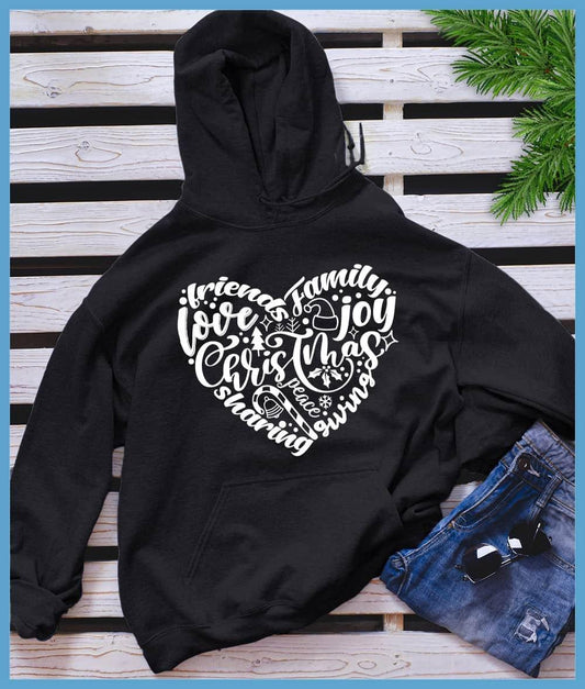 Christmas Heart Hoodie - Brooke & Belle