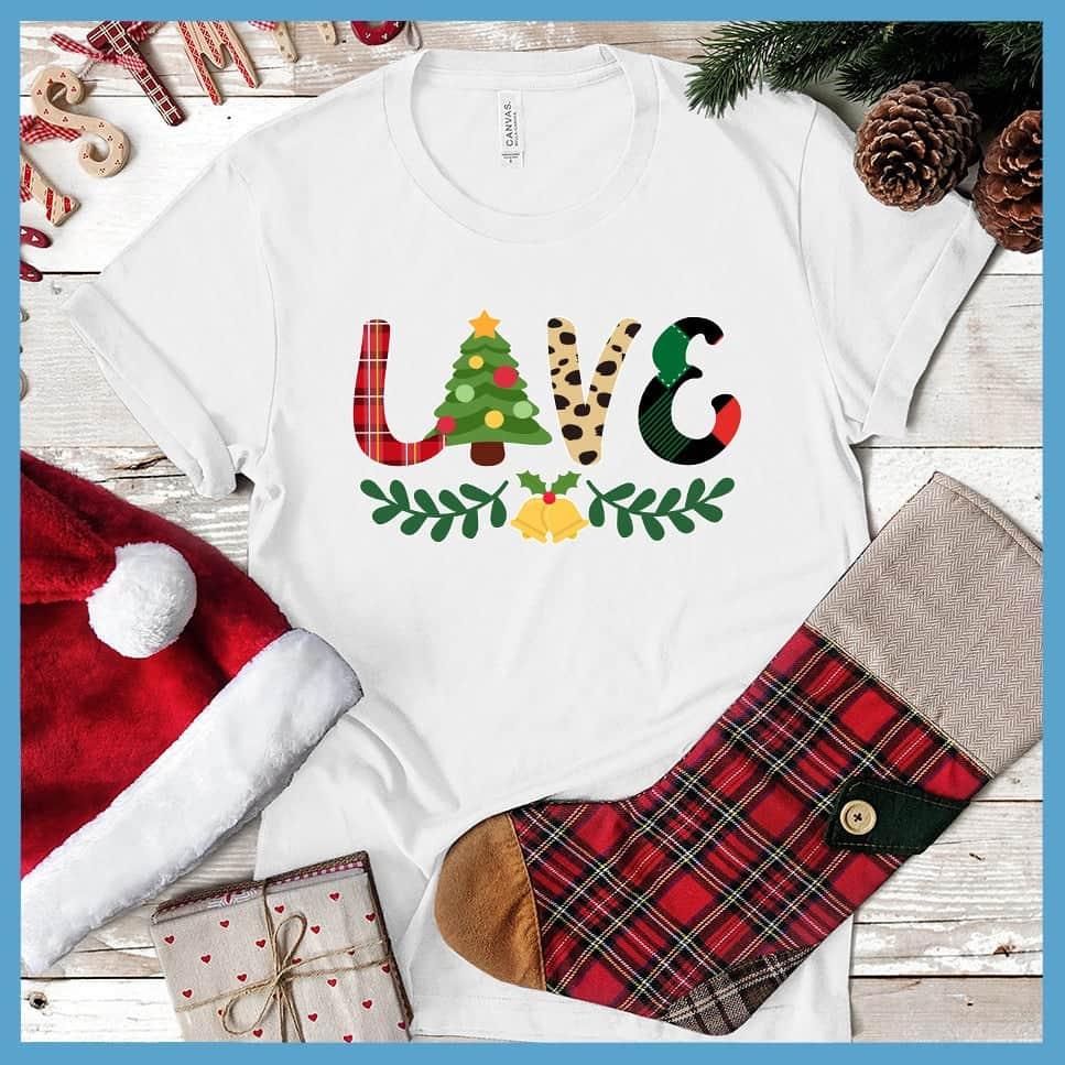 Christmas Love Colored Print T-Shirt