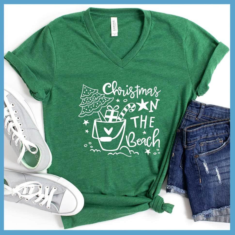Christmas On The Beach V-Neck