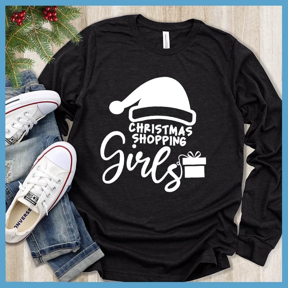 Christmas Shopping Girls Long Sleeves