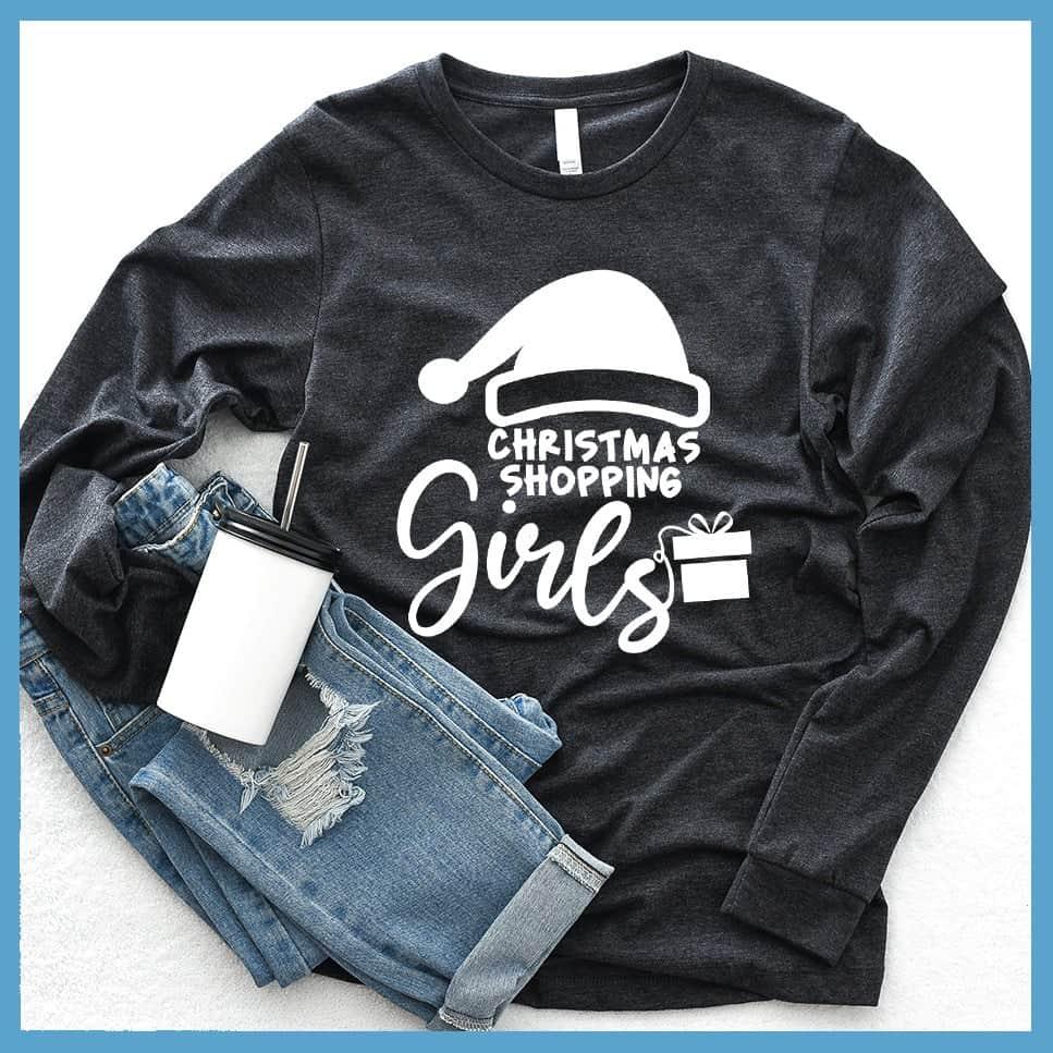 Christmas Shopping Girls Long Sleeves