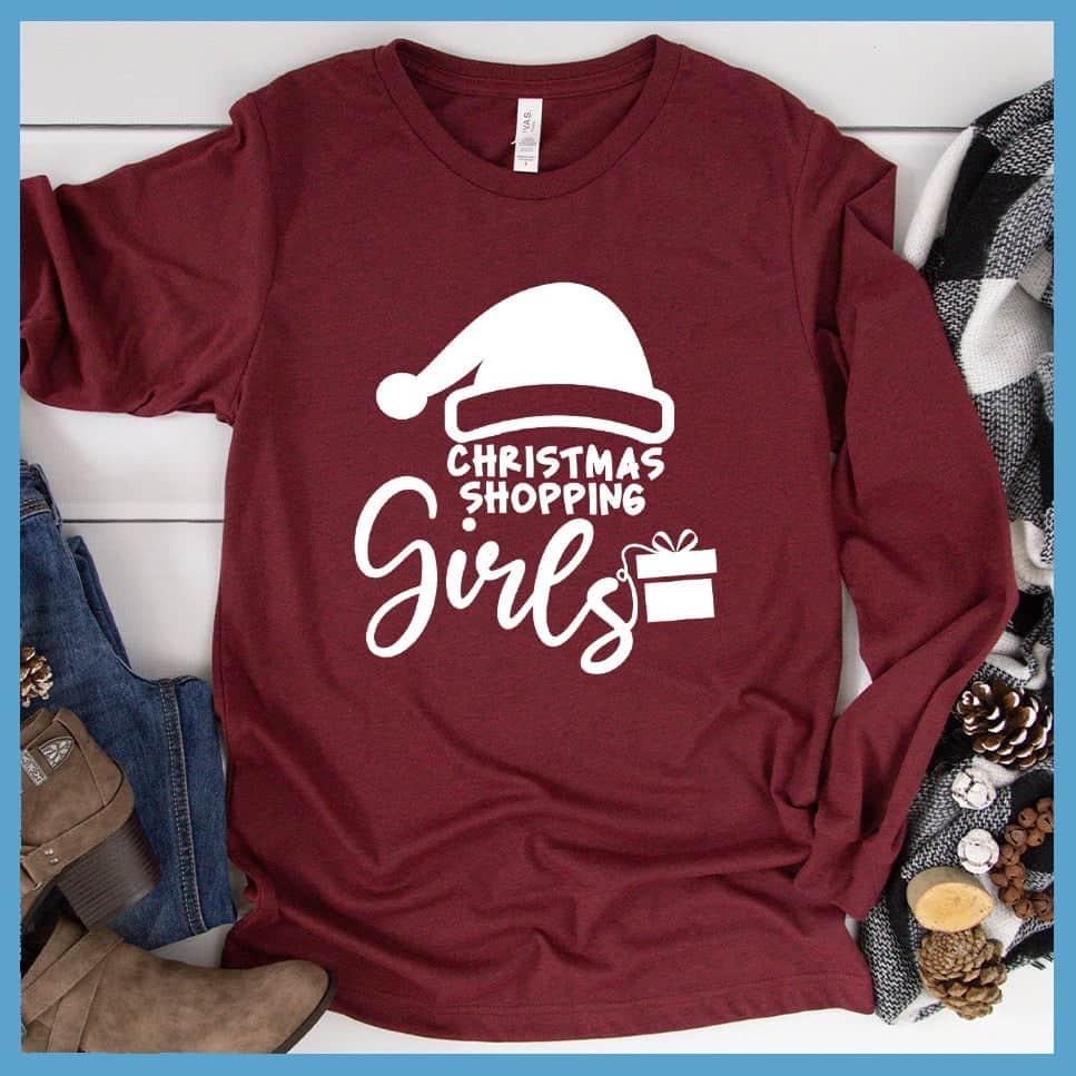Christmas Shopping Girls Long Sleeves