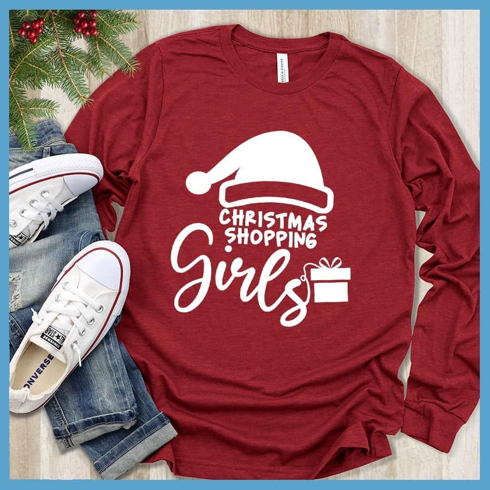 Christmas Shopping Girls Long Sleeves