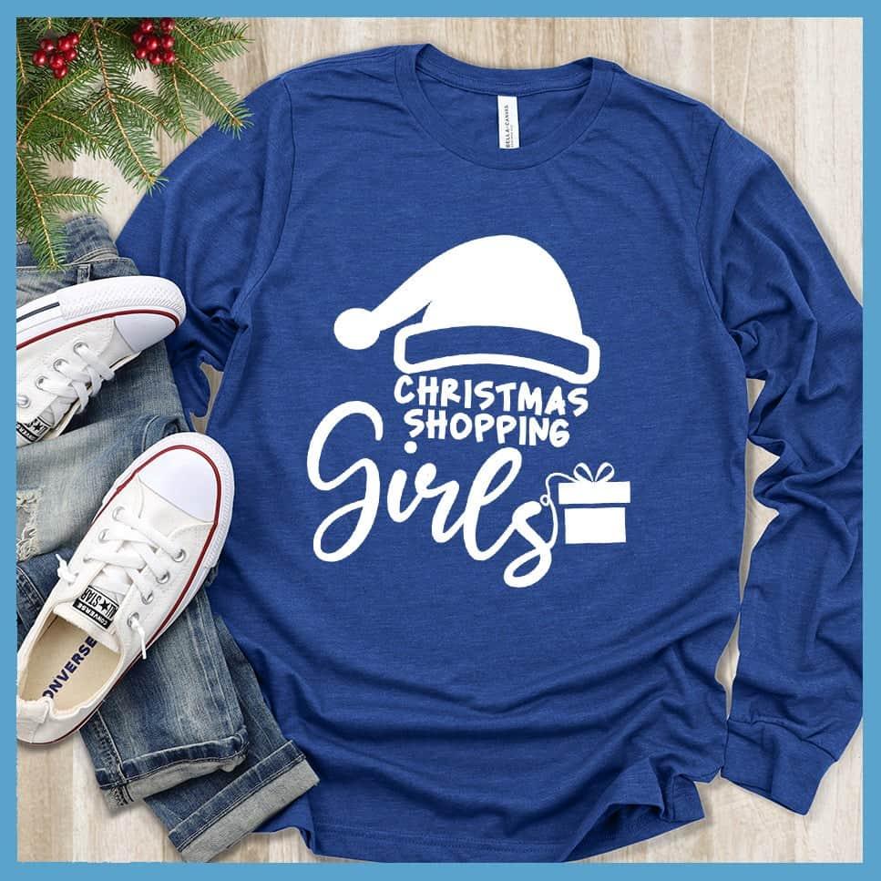 Christmas Shopping Girls Long Sleeves