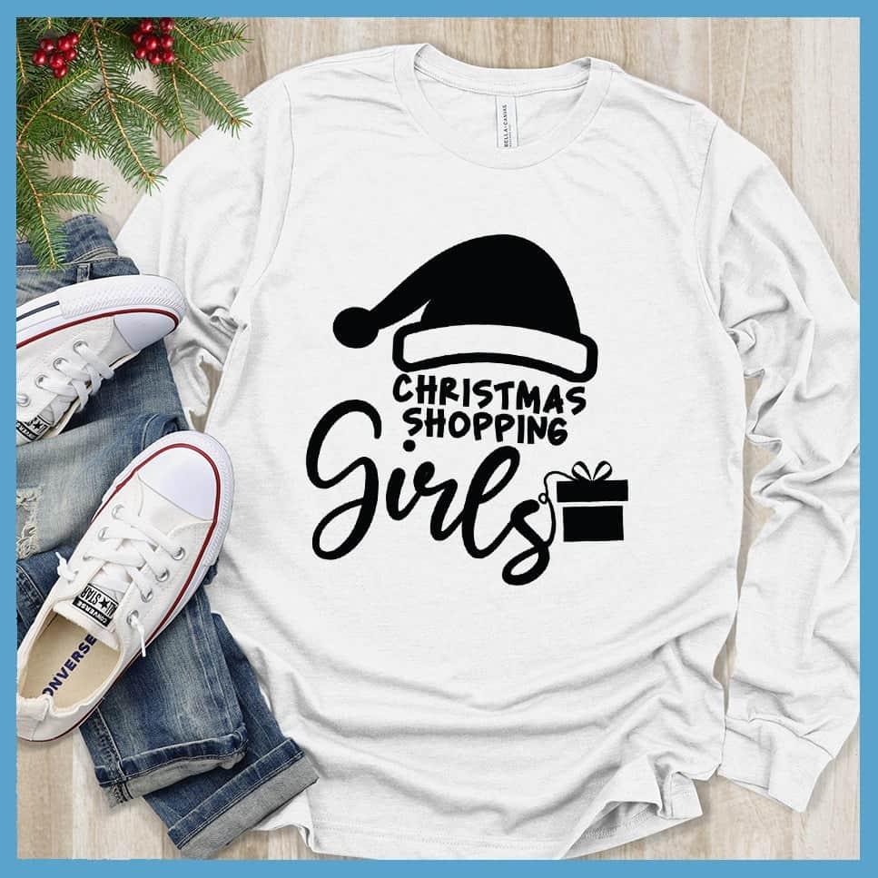 Christmas Shopping Girls Long Sleeves