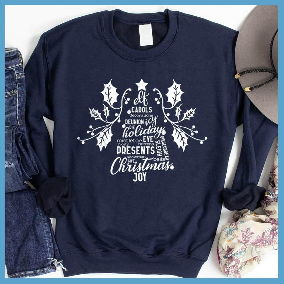 Christmas Tree Collage Sweatshirt - Brooke & Belle
