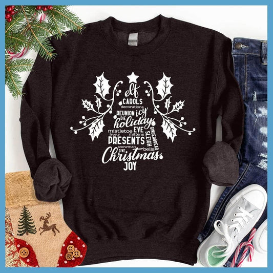 Christmas Tree Collage Sweatshirt - Brooke & Belle