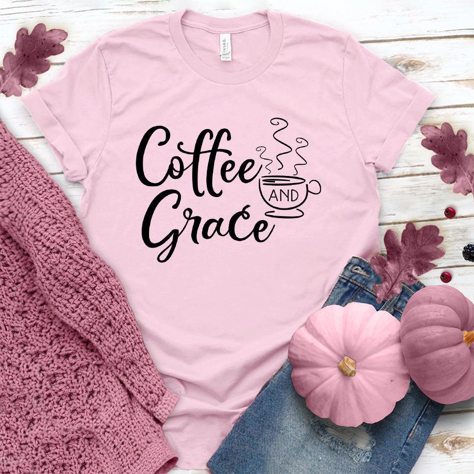 Coffee And Grace T-Shirt Pink Edition - Brooke & Belle