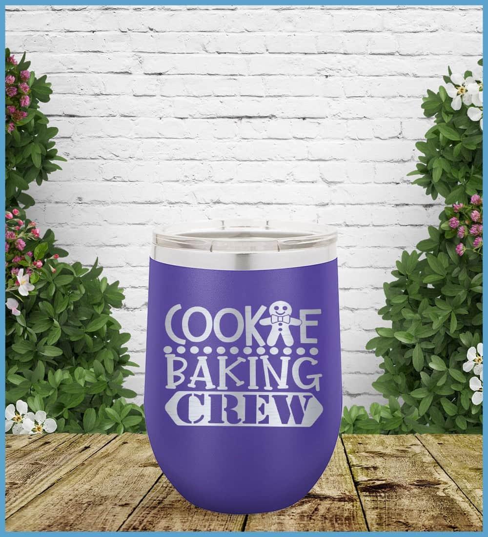 Cookie Baking Crew Tumbler Purple - Illustrated Cookie Baking Crew tumbler with playful cookie character design