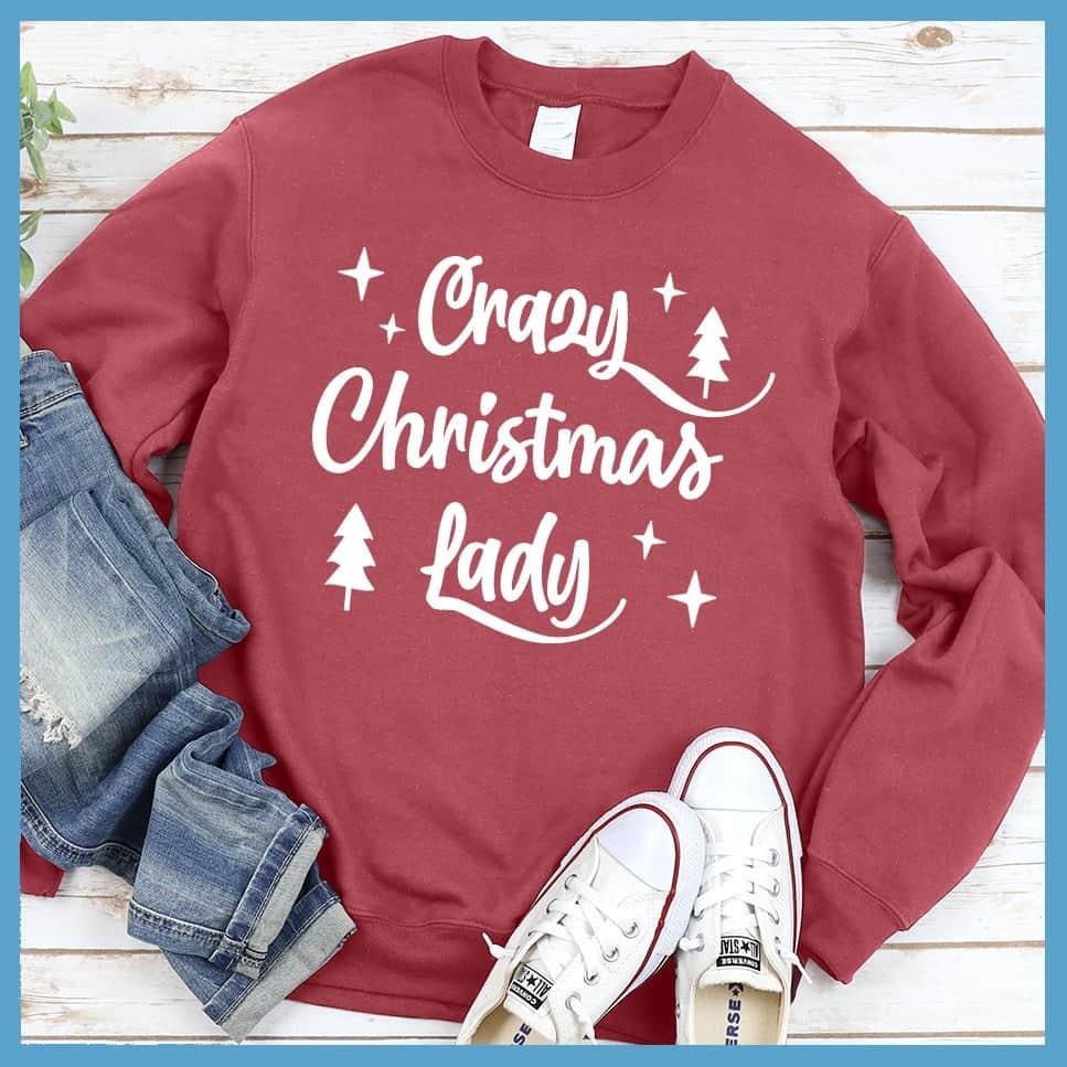 Crazy Christmas Lady Sweatshirt