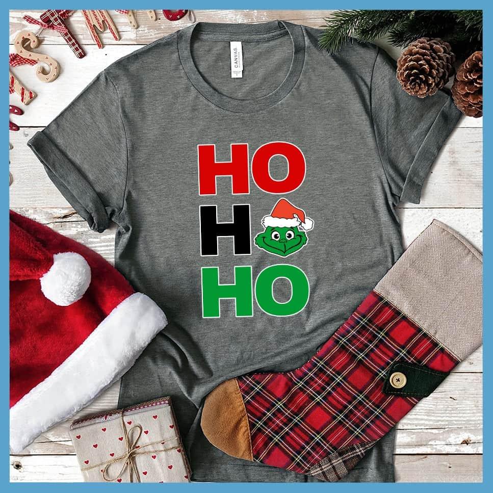Ho Ho Ho Matching Christmas Family Colored Print T-Shirt
