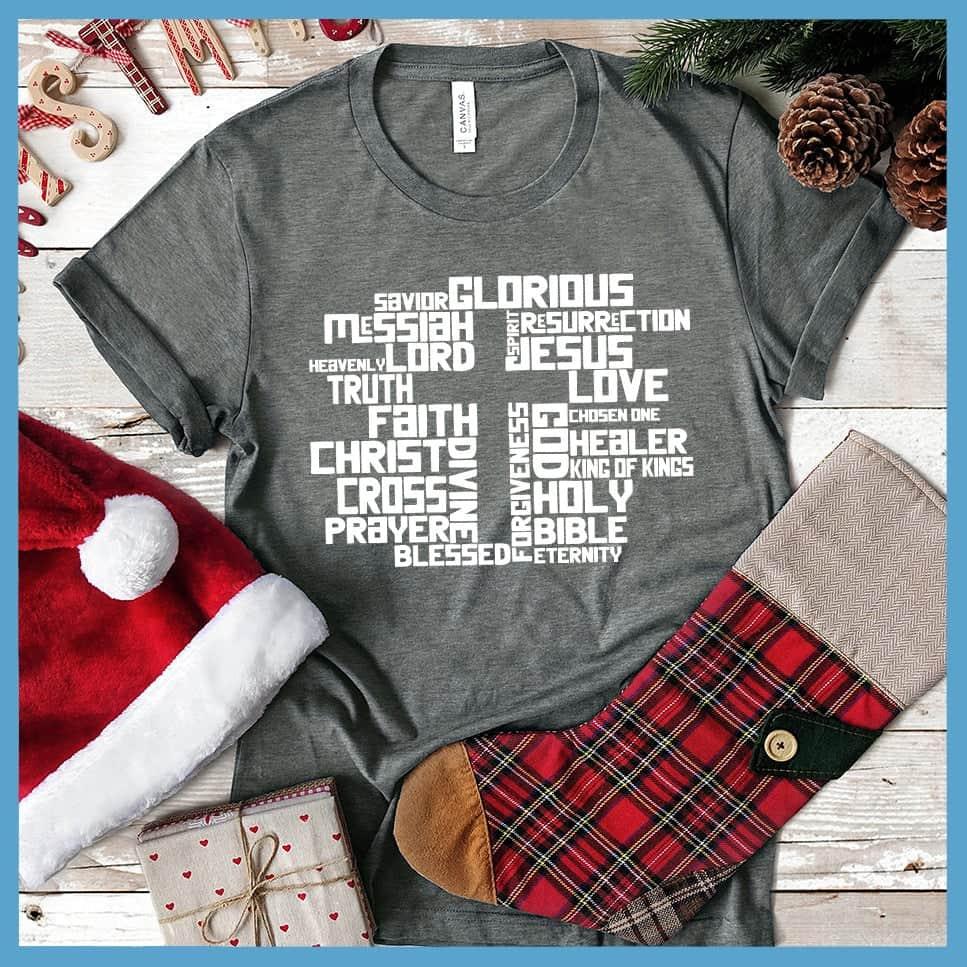 Christmas Cross Collage Version 2 T-Shirt - Brooke & Belle