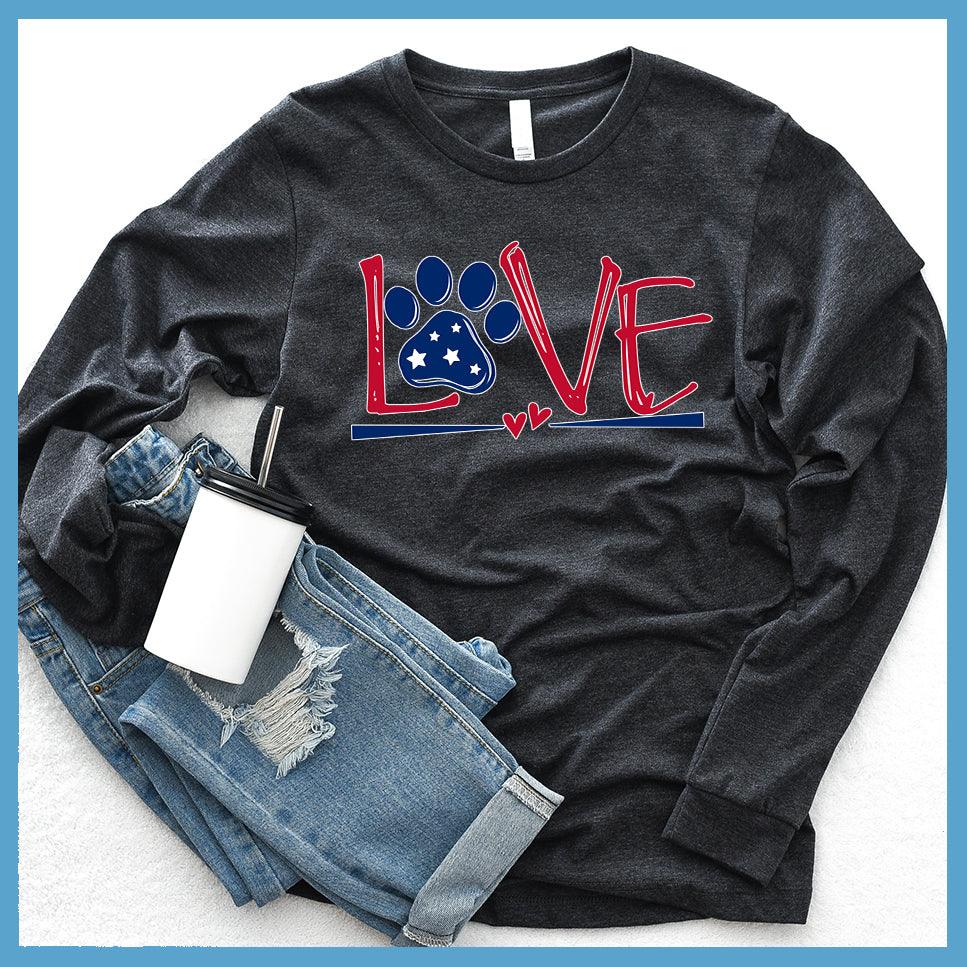 Dog Love Colored Print Version 2 Long Sleeves - Brooke & Belle