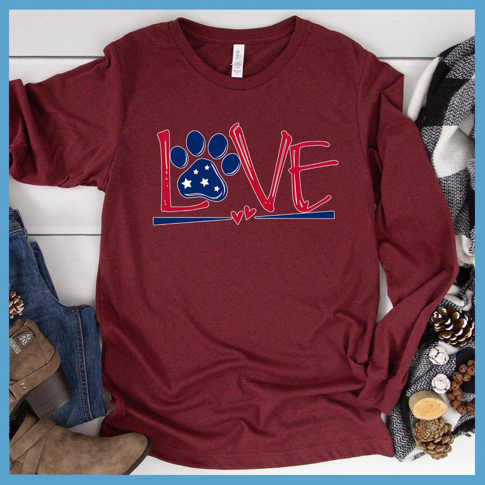 Dog Love Colored Print Version 2 Long Sleeves - Brooke & Belle