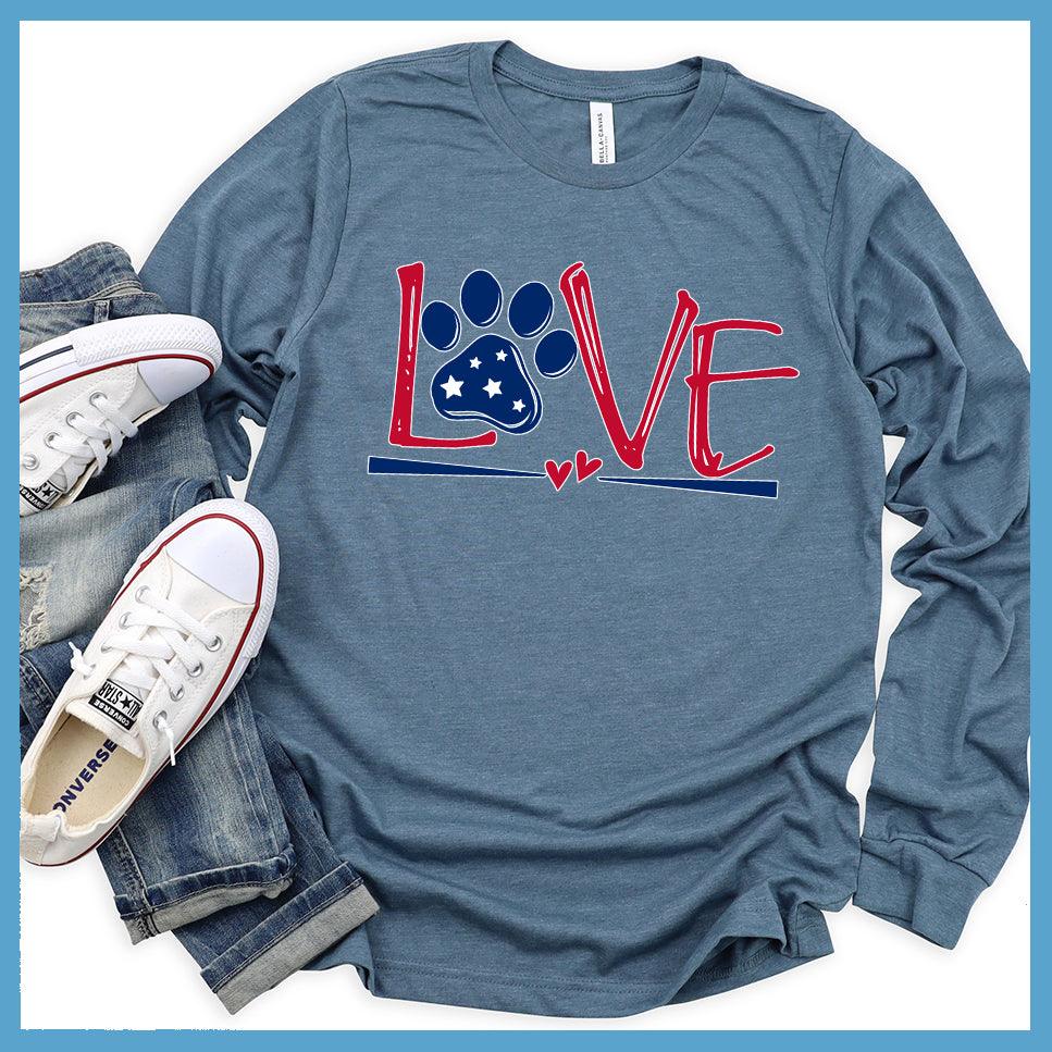 Dog Love Colored Print Version 2 Long Sleeves - Brooke & Belle