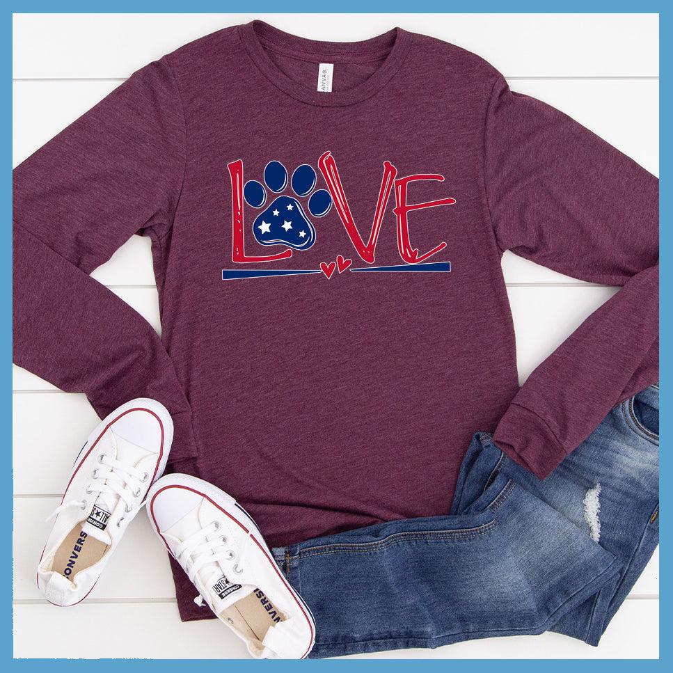 Dog Love Colored Print Version 2 Long Sleeves - Brooke & Belle