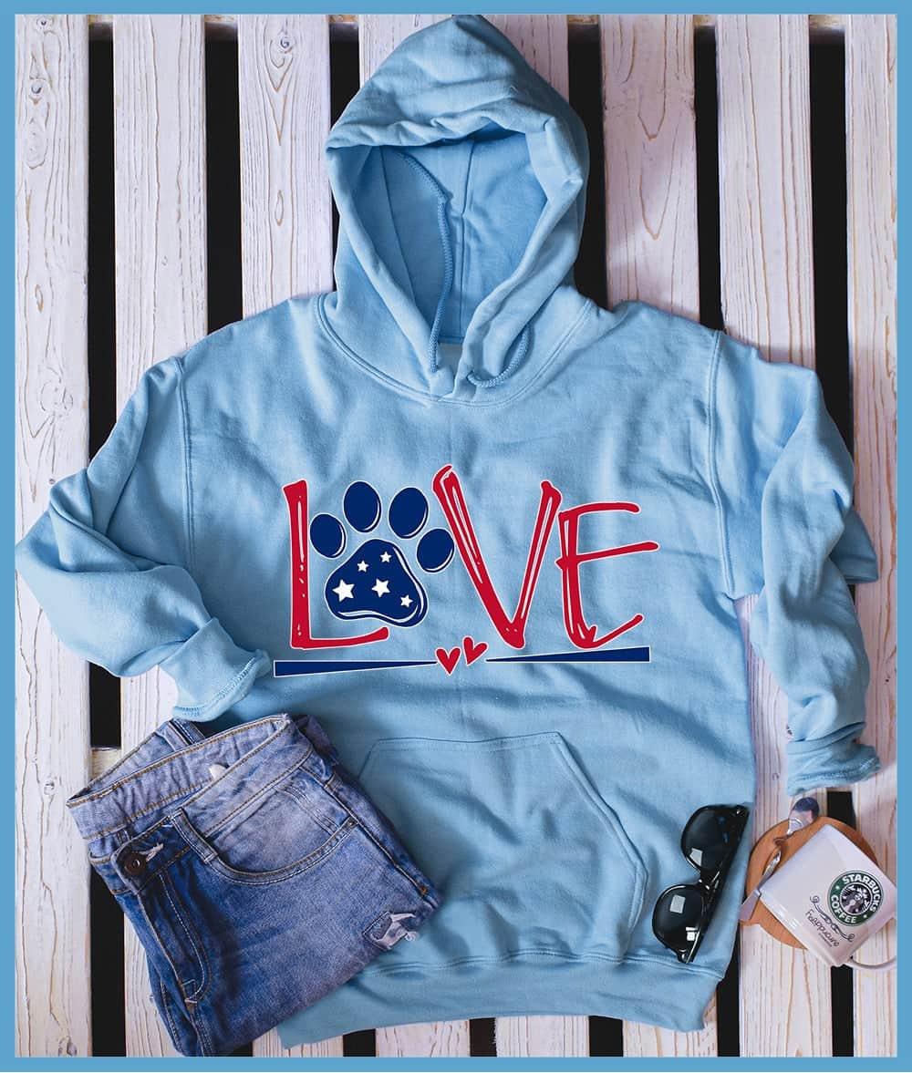 Dog Love Colored Print Version 2 Hoodie - Brooke & Belle