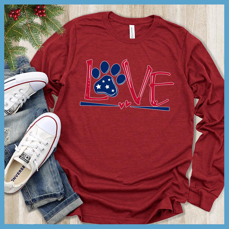 Dog Love Colored Print Version 2 Long Sleeves - Brooke & Belle